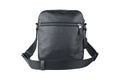 Black Refined Pebbled Leather Medium Crossbody Bag L647812