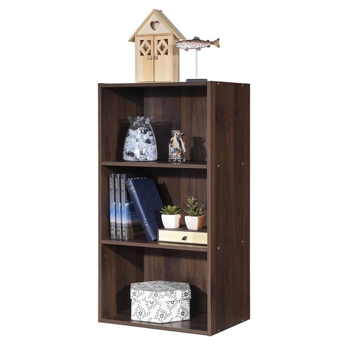White 3 Shelf Bookcase Storage Cabinet F1764