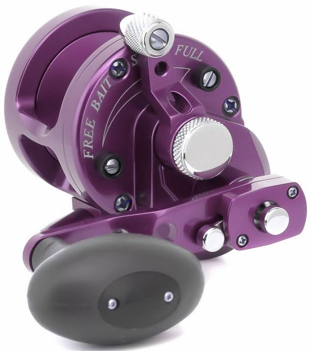 Purple 2-Speed Lever Drag Casting Reel A734616
