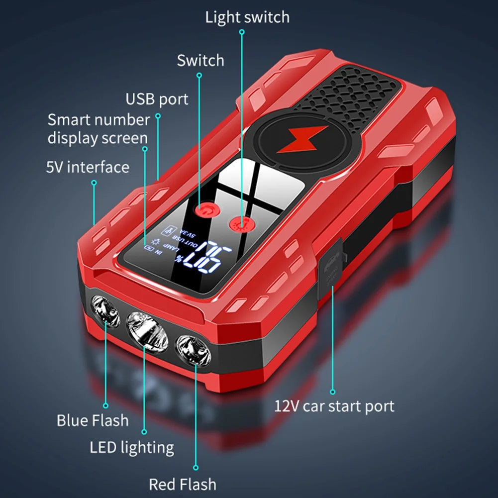 5000A Peak 12V Car Jump Starter with LCD Display I151