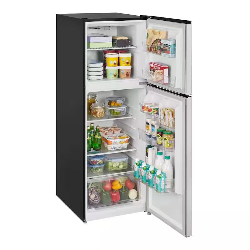 10.1 cu. ft. Top Freezer Refrigerator in Stainless Steel E1847