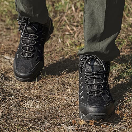 Men's Waterproof Non-Slip Lightweight Mid Top Hiking Boots B387766