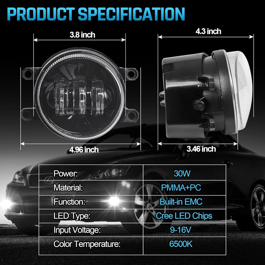 LED Fog Light, 1 Pair V840105