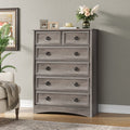 6 Drawer Wood Dresser S58826