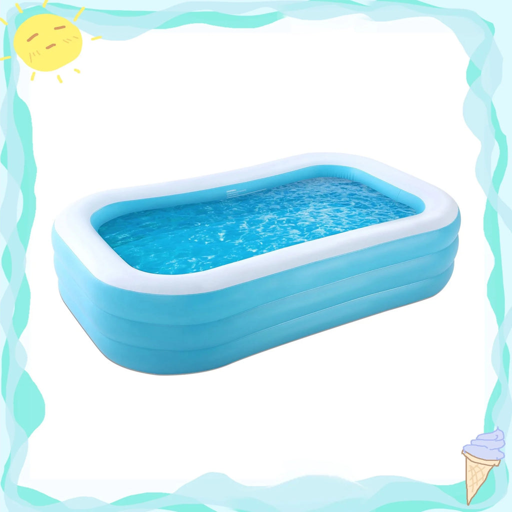 95In Inflatable Square Swimming Pool Y68680