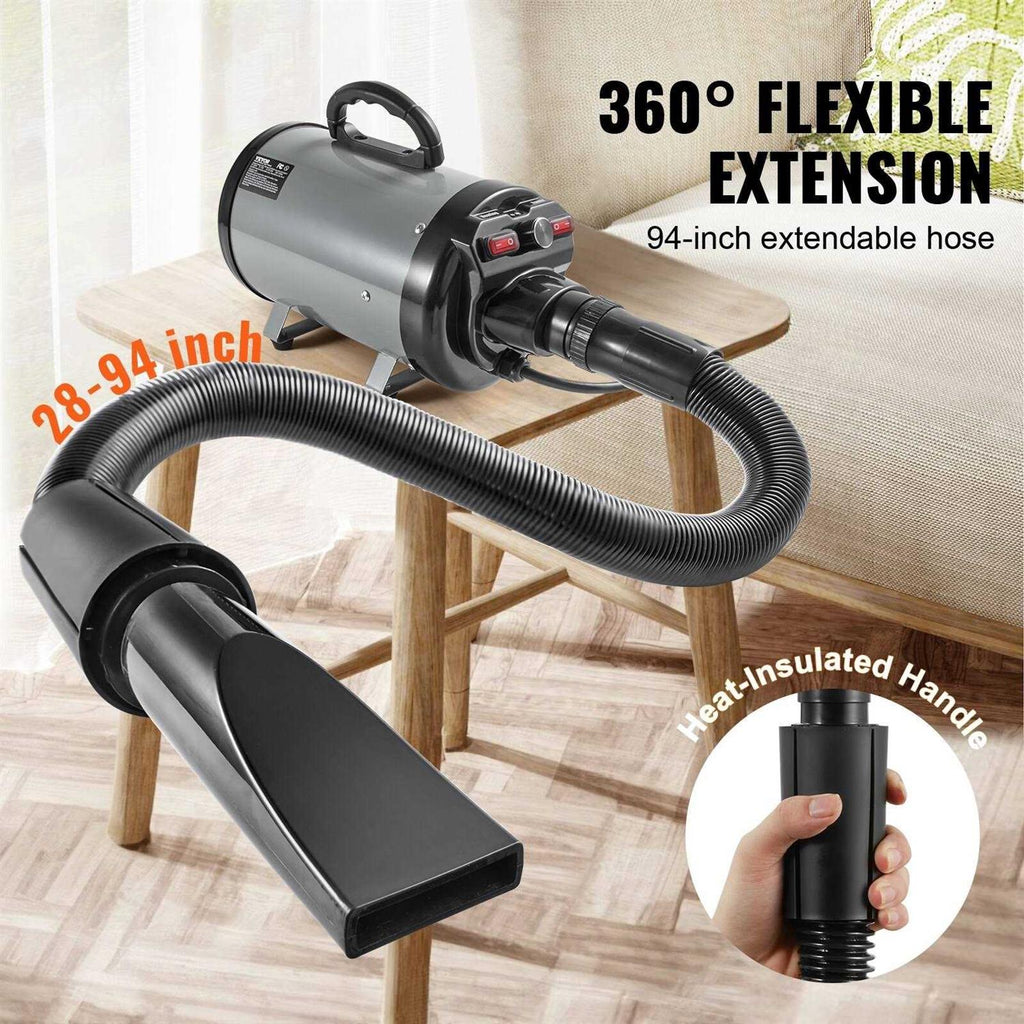 2000-Watt Pet Hair Dryer with 4 Nozzles C480