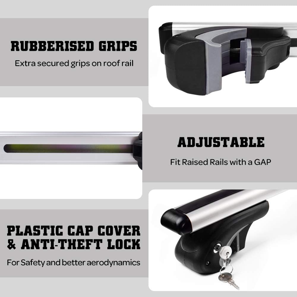 56'' Aluminum Roof Rack Cross Bars Z3069