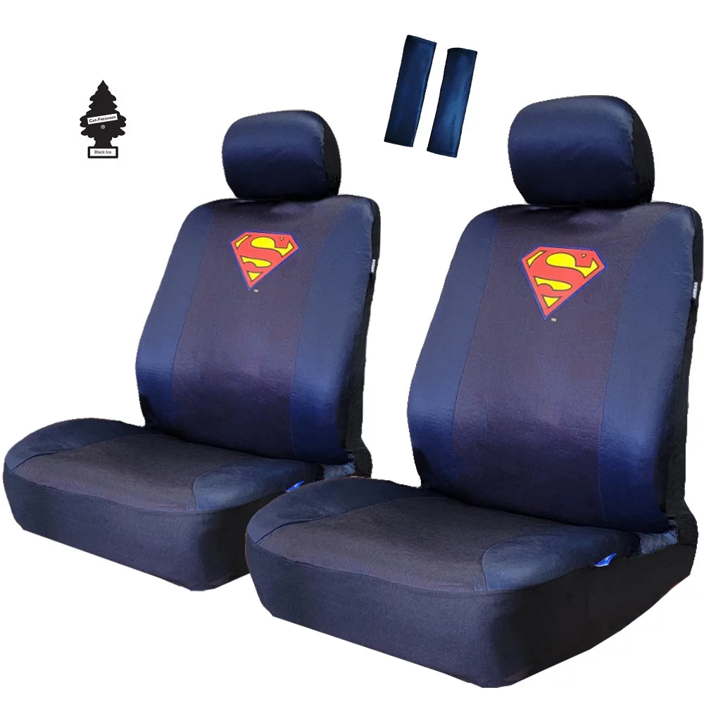 Car Seat Covers Shoulder Pads Set with Air Freshener V5849
