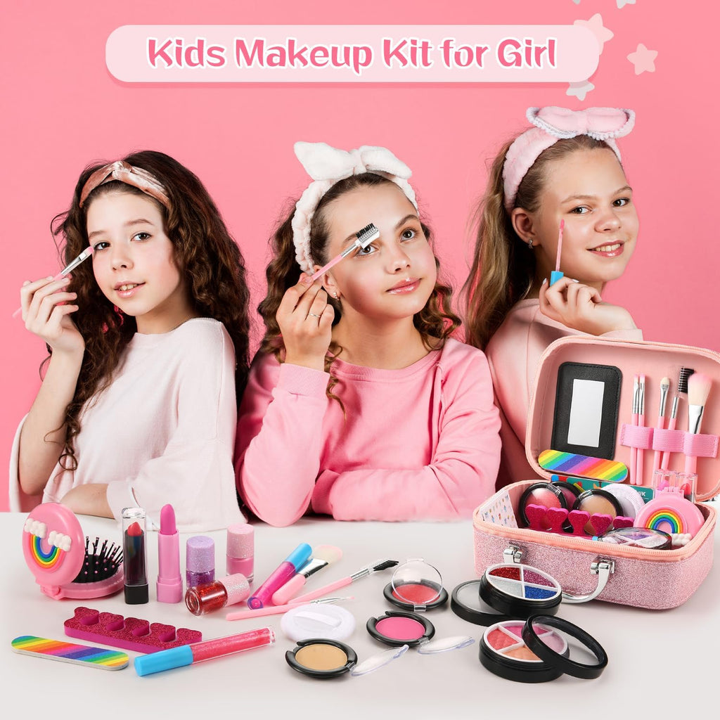 Real Washable Non-Toxic Kids Makeup Toy Kit W2367