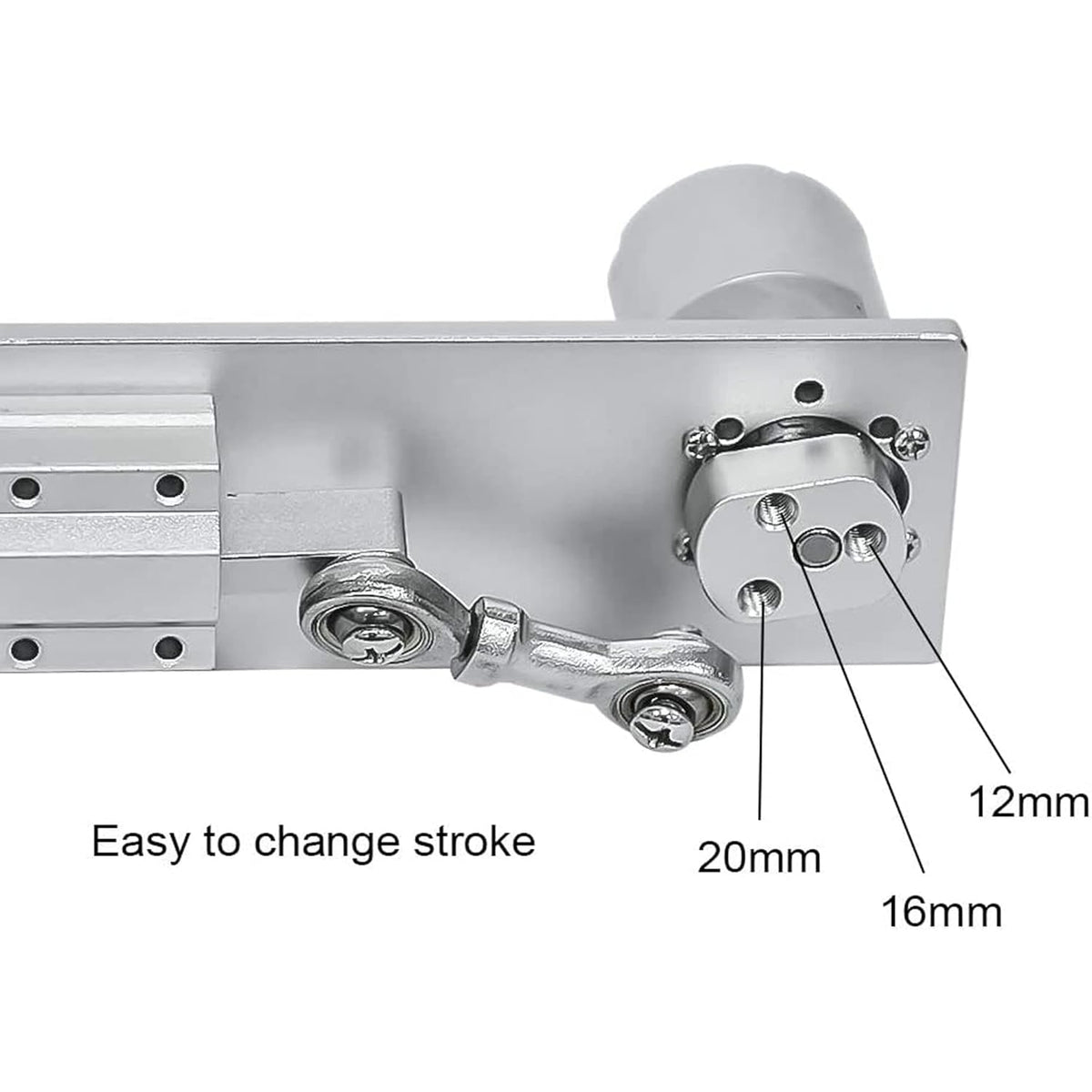 60RPM Adjustable Stroke 12/16/20mm DC Electric Motor H473