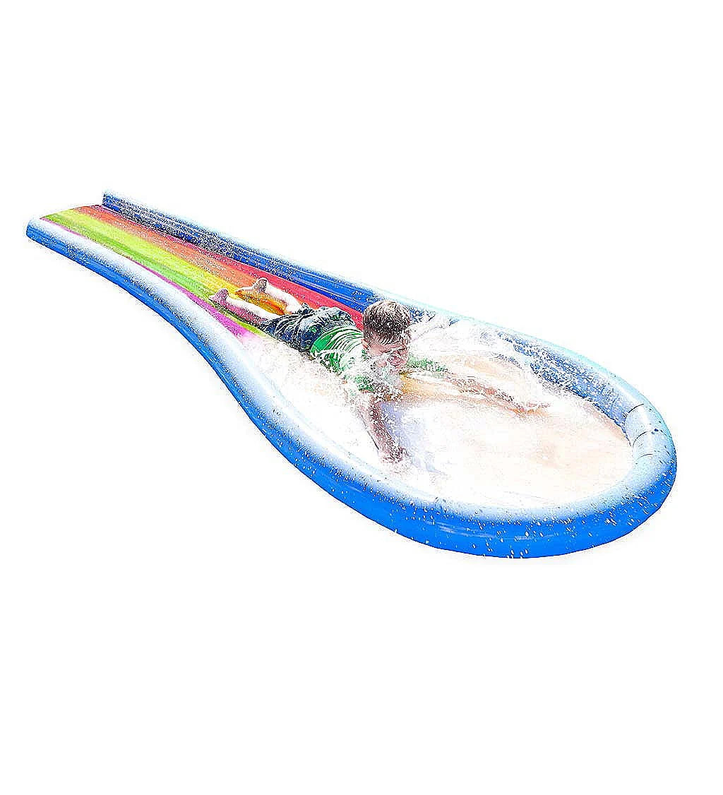 Inflatable Rainbow Water Slide with Splash Pool O903
