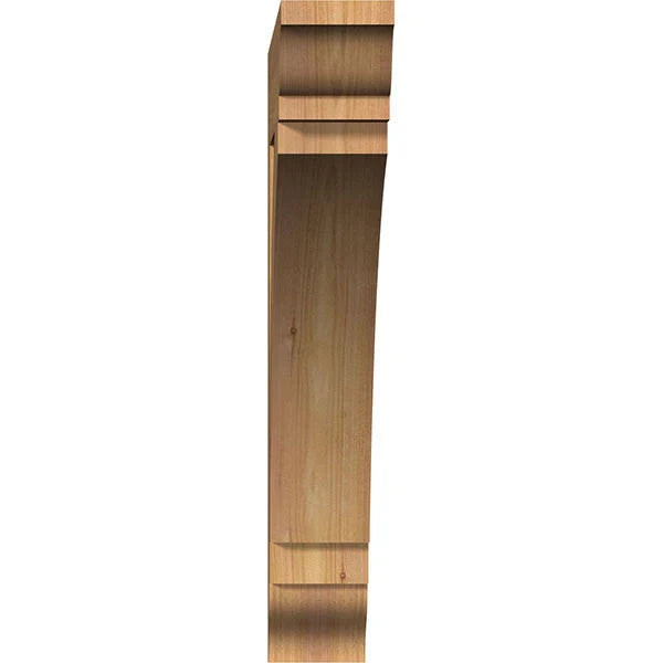 Western Red Cedar Traditional Smooth Bracket O468