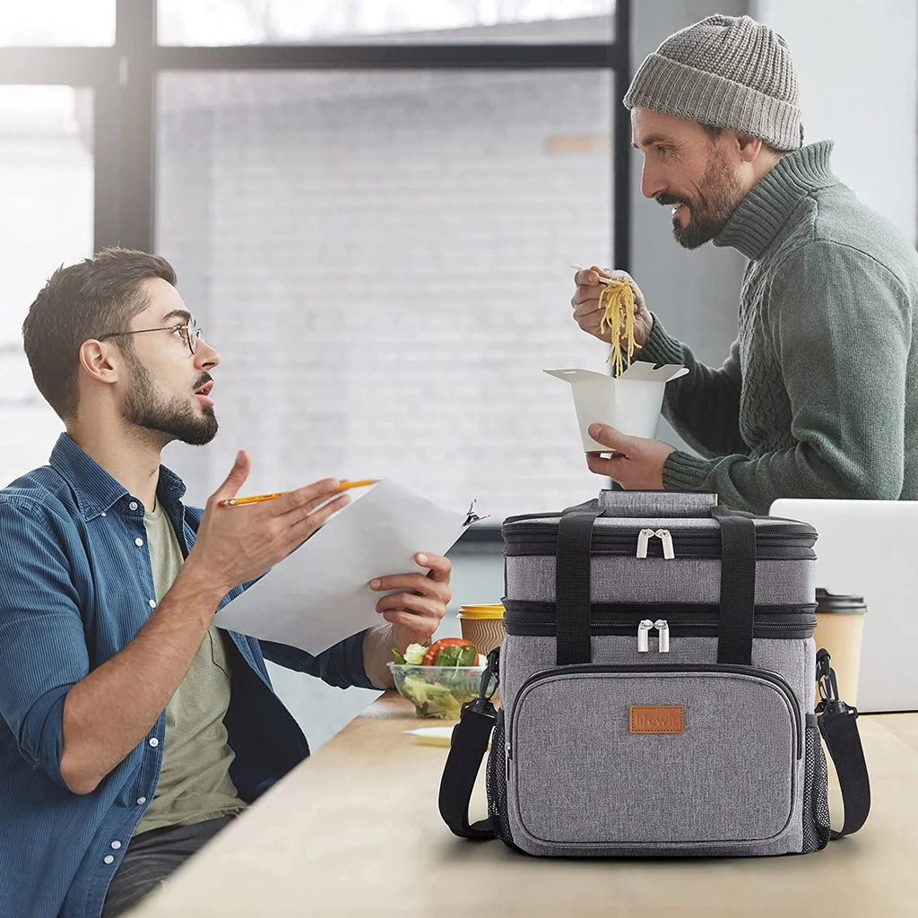 Grey Insulated Lunch Bag 21L U20840