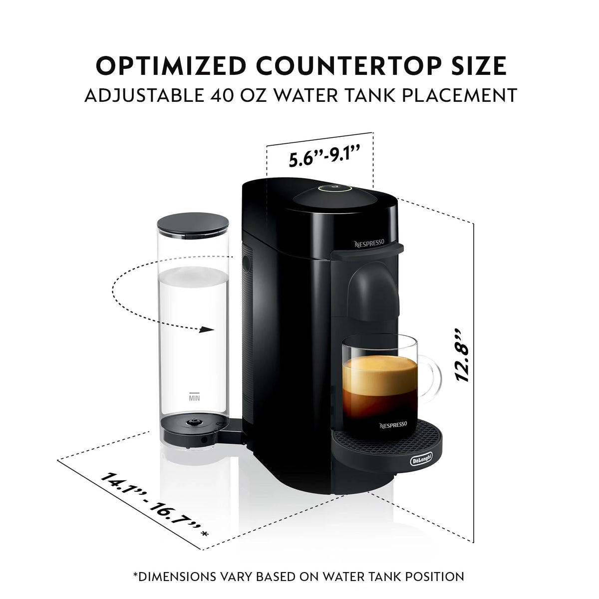 Black Coffee and Espresso Maker H874540