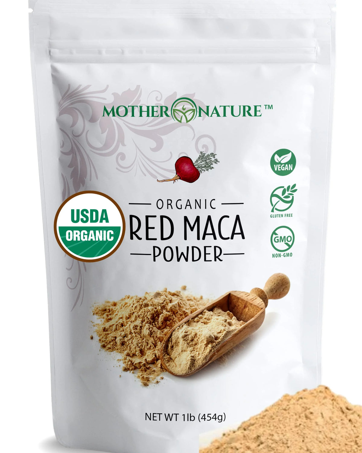 Organic Red Maca Root Powder 1lb J184578