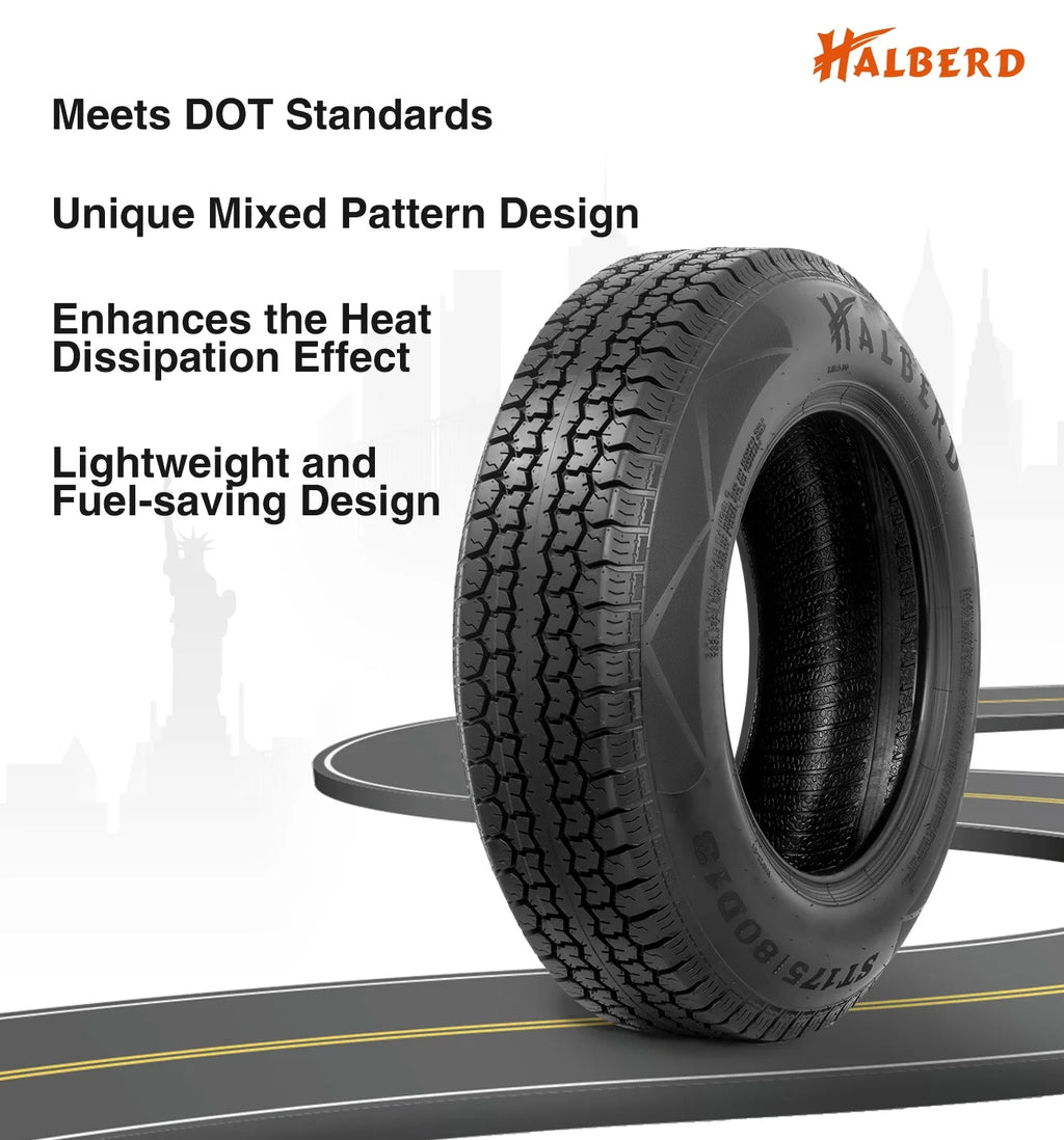 ST175/80D13 Trailer Tire Load Range C L5092