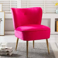 Fuchsia Velvet Side Chair I625258