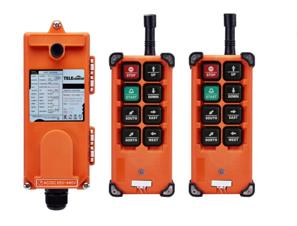 Wireless Remote Control Transmitter & Receiver for Hoist Crane C8283