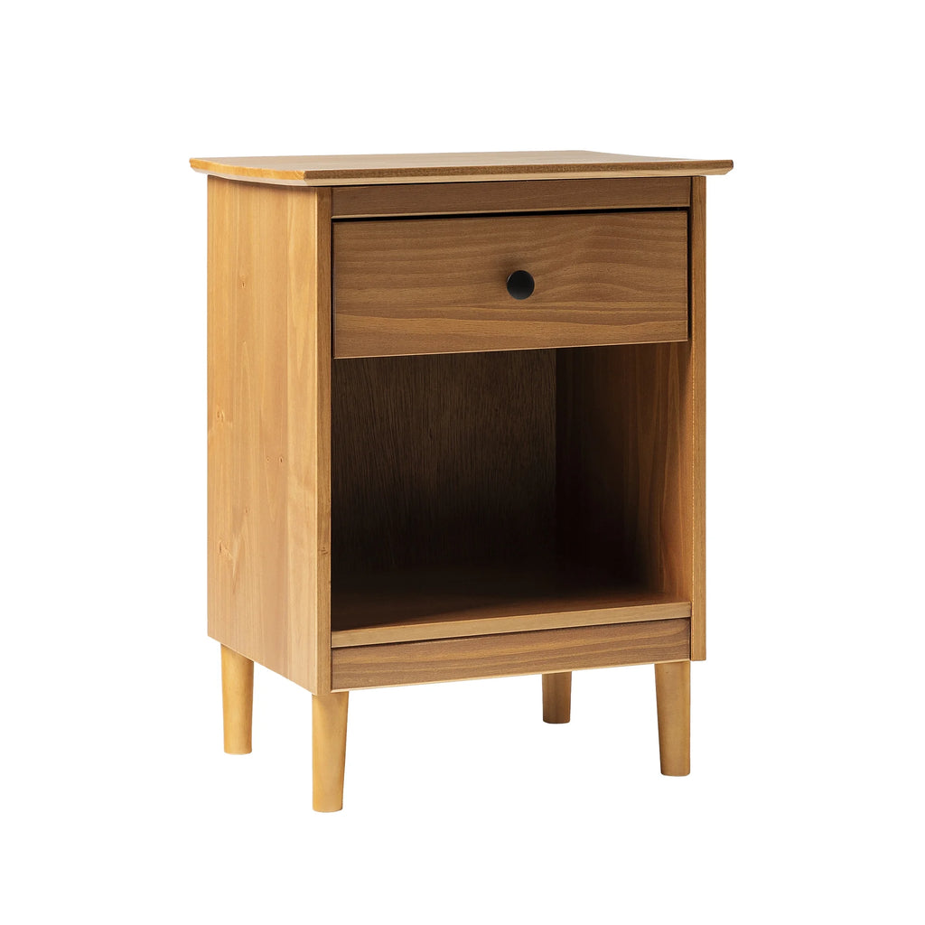 Caramel Mid-Century Nightstand V509166
