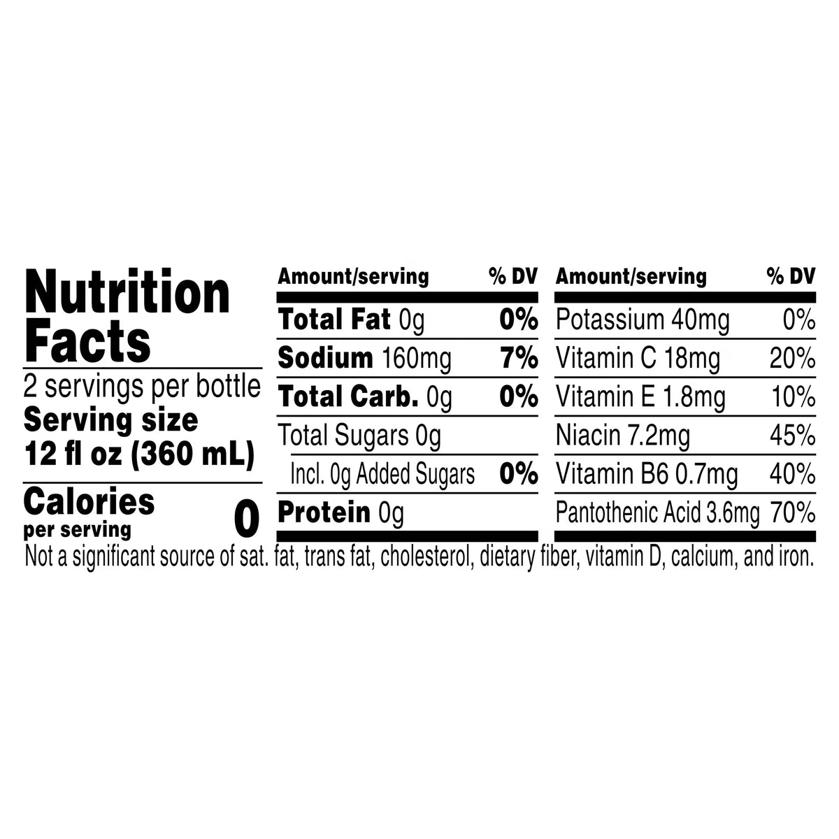 Black Cherry Flavored Zero Calorie Water, 24 Fl Oz C247631