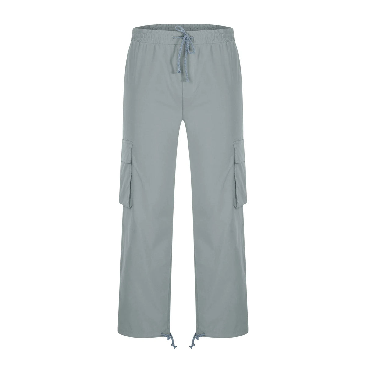 Mens Cargo Sweat Pants Relaxed Fit Baggy Joggers with Zipper Pockets Q928624