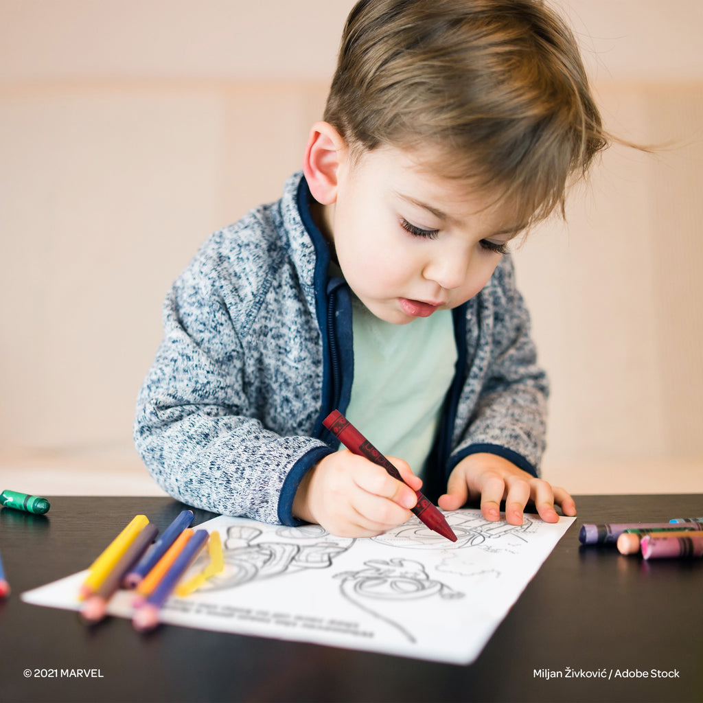 48 Page Coloring Book With 4 Crayons, Paperback X73310