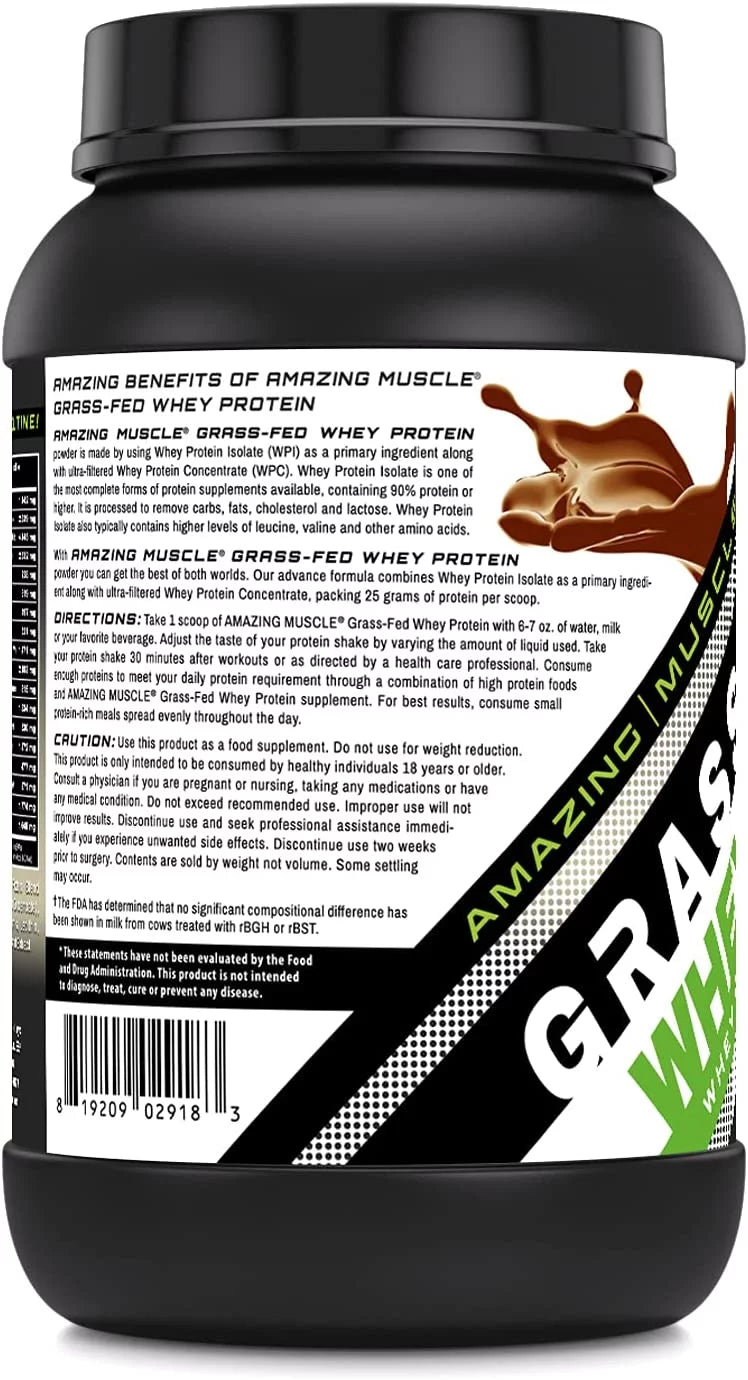 Grass Fed Whey Protein Isolate & Concentrate Cookies & Cream Flavor M335149