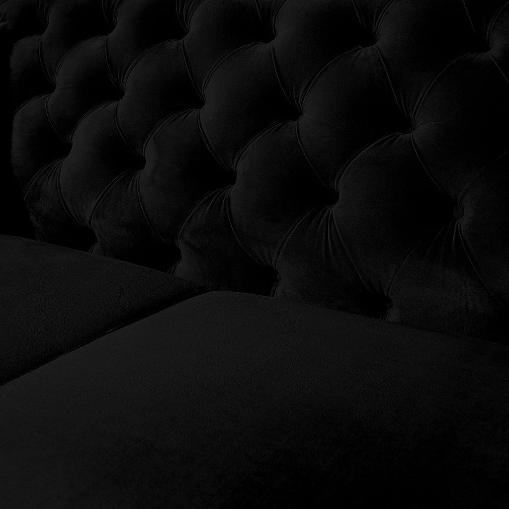 Velvet Upholstered Sofa W86249