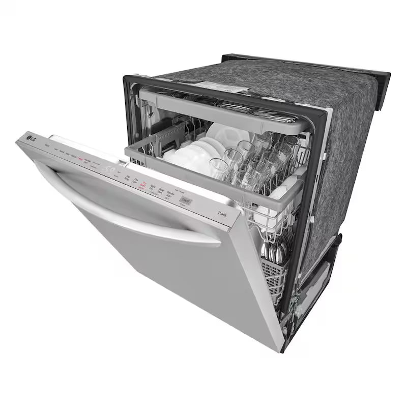 24 in. Smart Wi-Fi Dishwasher with 3rd Rack, Stainless Steel V6281