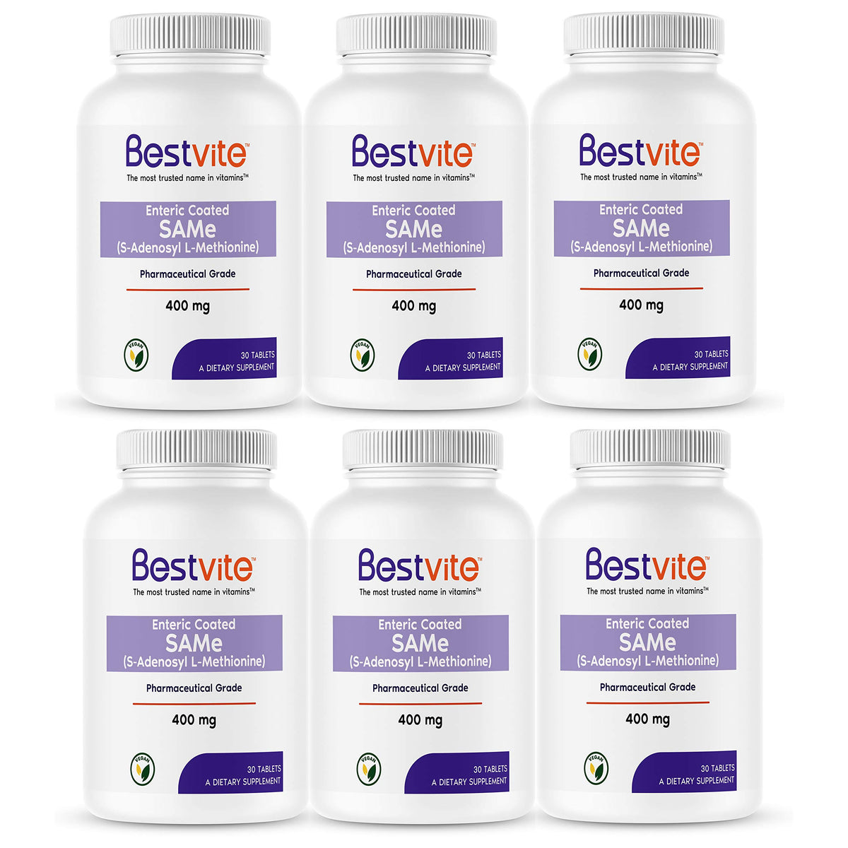Same 400mg 180 Tablets 6-Pack SAM-e L26450