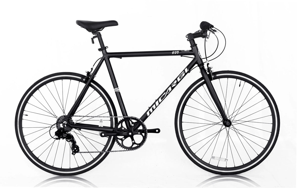 White 53 cm Aluminum 700C Road Bike C589