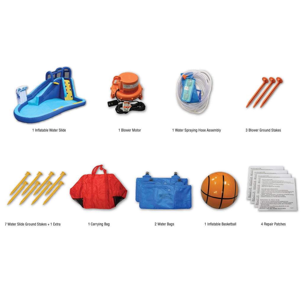 14 ft 5 in Inflatable Water Slide Splash Toy N7071