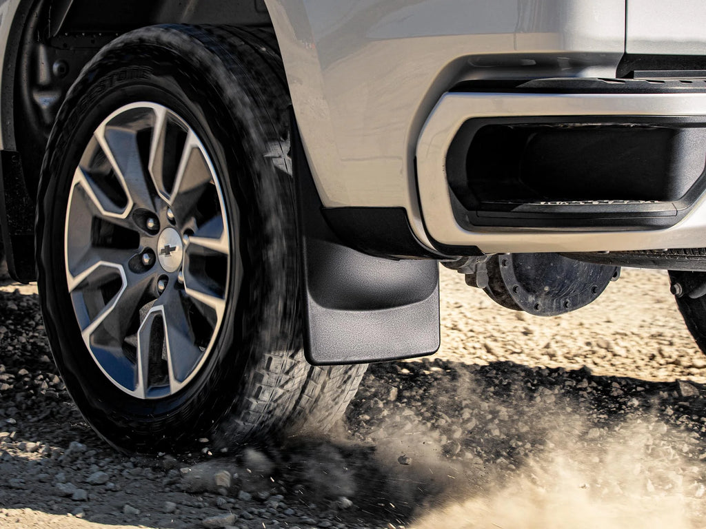 Black Splash Guard MudFlaps for GMC Acadia, Front & Rear Set R42822