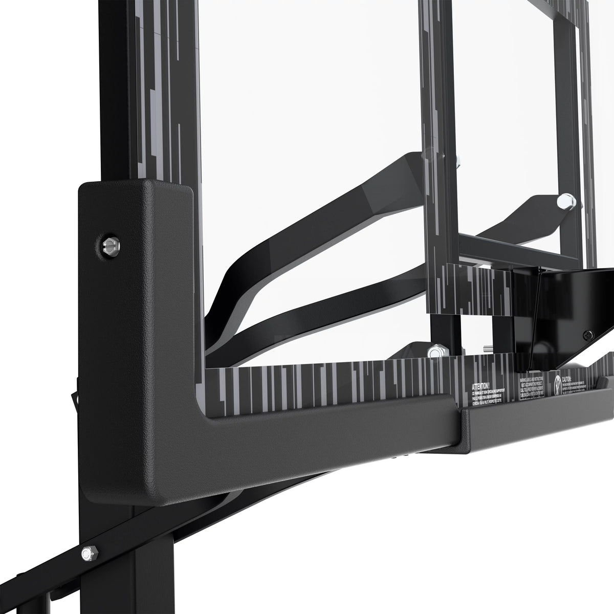 60 In. Acrylic Portable Basketball Hoop F4952