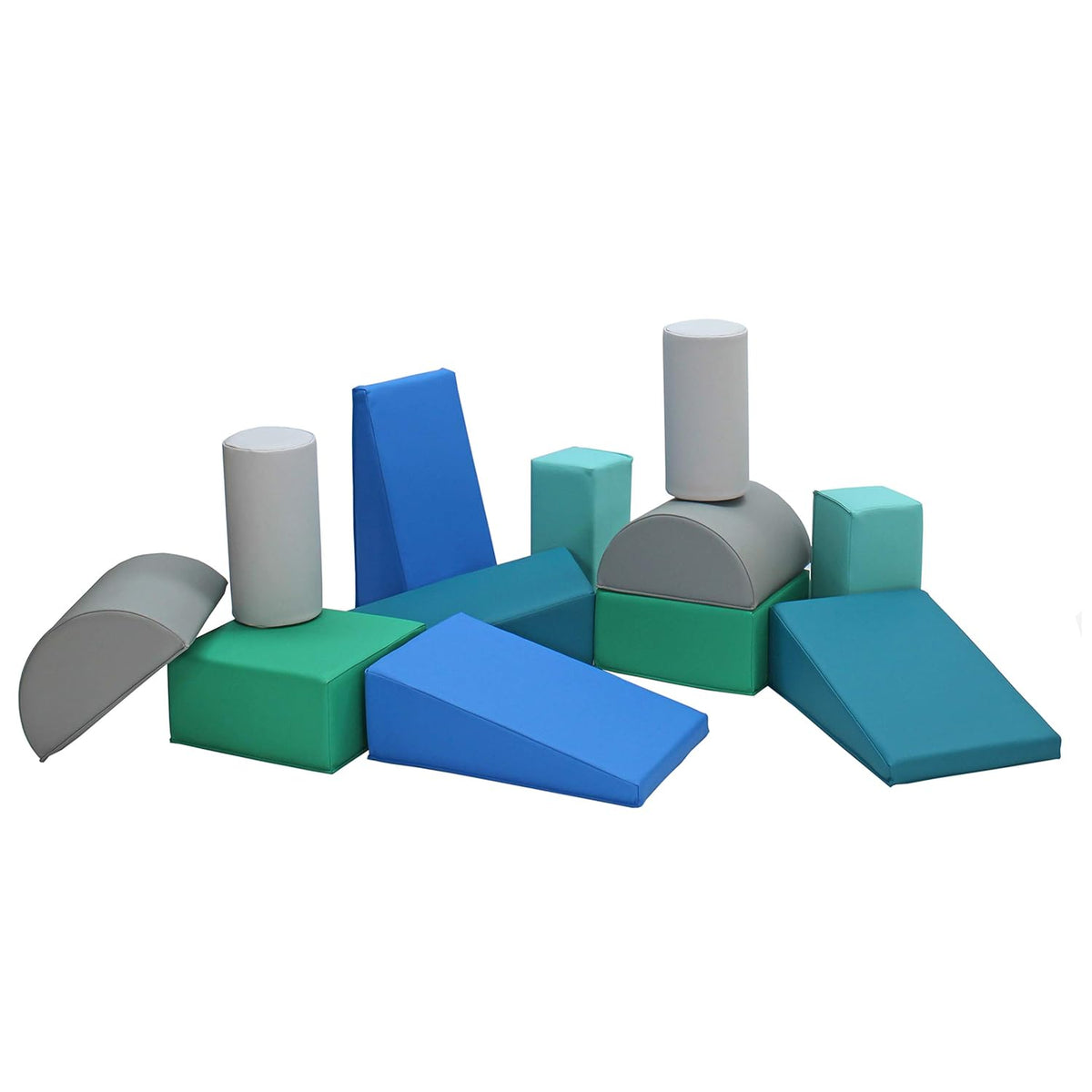 12-Piece Soft Foam Building Block Set T17094