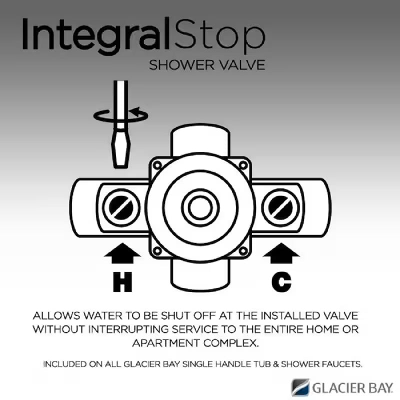 Single Handle Tub and Shower Faucet 1.8 GPM Brushed Nickel W309
