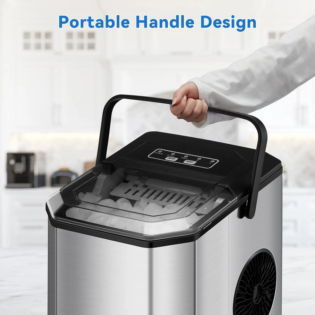 Countertop Ice Maker 26LBs/24H with 2 Size Bullet Ice P373