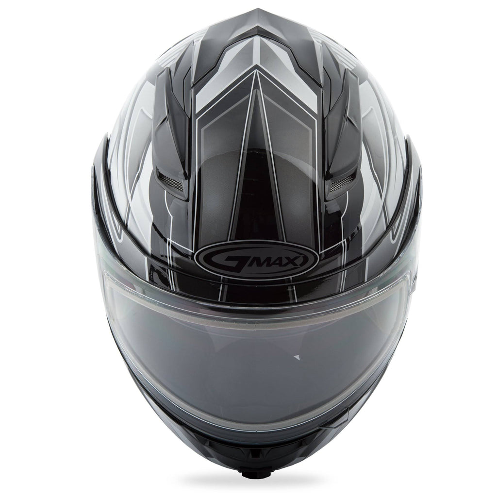 Matte Black White Modular Snow Helmet T174520