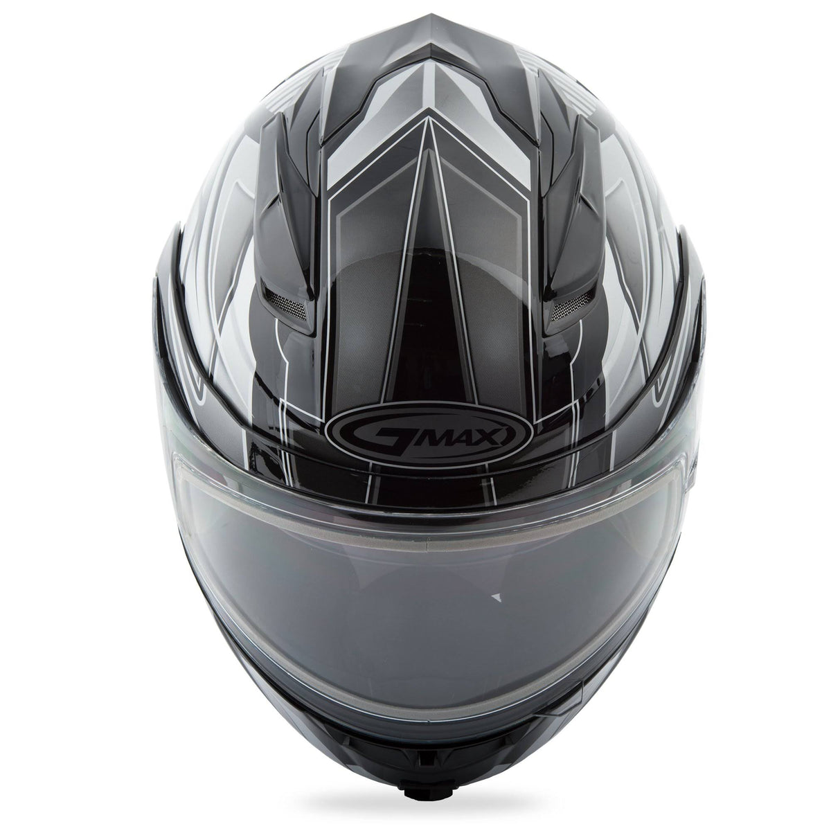 Matte Black White Modular Snow Helmet T174520