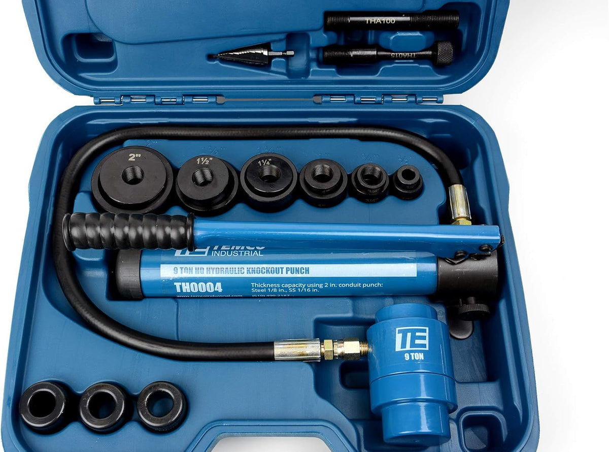 Hydraulic Knockout Punch Electrical Conduit Hole Cutter Set D832