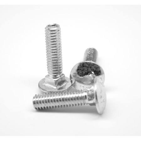 3/8 inch-16 x 1 1/4 inch Grade 5 Carriage Bolt Medium Carbon Steel Zinc Plated Y123