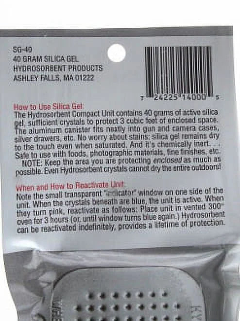 40 Gram Silica Gel Desiccant P4242