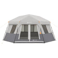 8-Person Instant Hexagon Cabin Tent V568