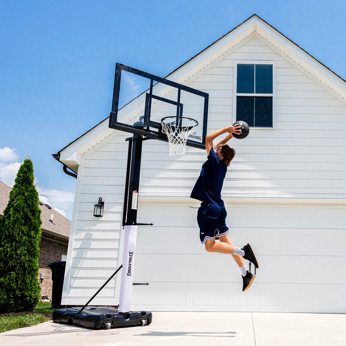 60 In. Acrylic Portable Basketball Hoop F4952