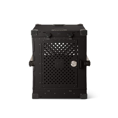 Gray 40" Collapsible Aluminum Dog Crate V6962