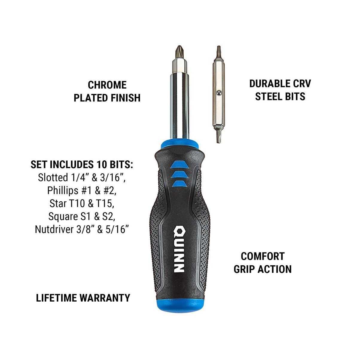 10-in-1 Multibit Screwdriver S11898