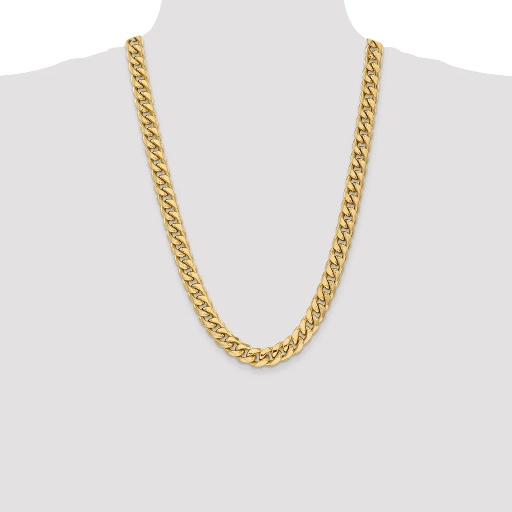 11mm Semi-Solid Miami Cuban Chain Q24682