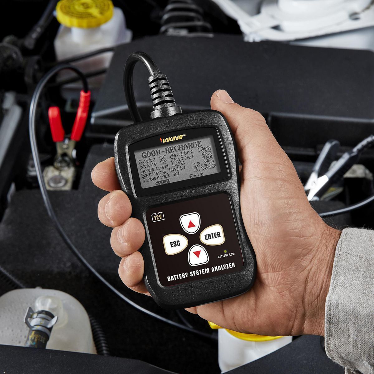 12V Digital Battery and System Tester V6869