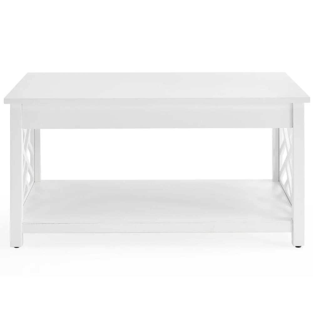 36" Coffee Table and End Table with Tray Shelf O915249