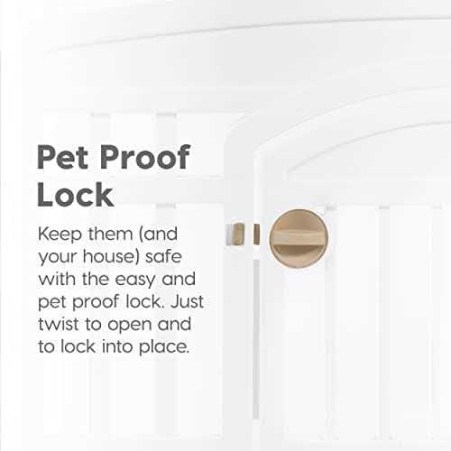 6 Panel Exercise Pet Playpen with Door O578